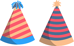 生日帽子免抠素材