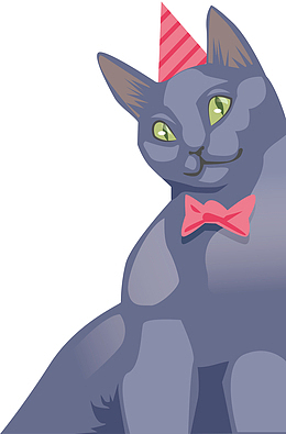 撒娇的蓝猫