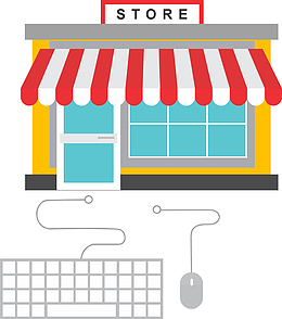 手绘卡通商店STORE