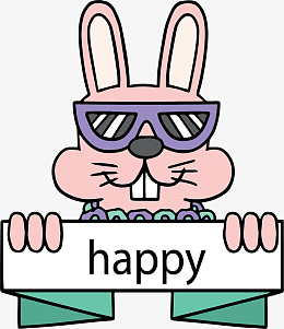 png生日贺卡pngpng两只兔子pngpng兔子过生日pngpng小兔子生日快乐png