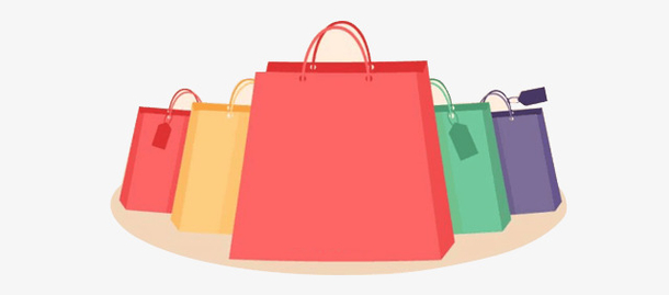 购物袋免抠素材免费下载_觅元素51yuansu.com