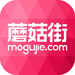 粉红色蘑菇街图标
