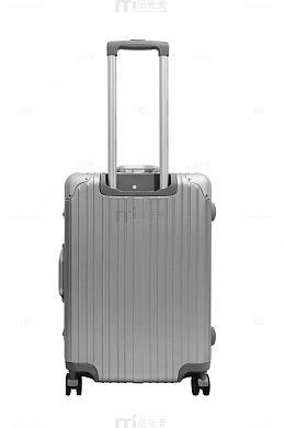 银色行李箱拉杆箱