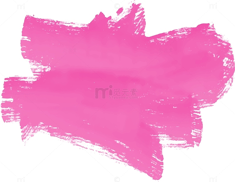 粉红色水彩涂鸦笔刷