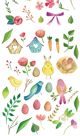 小清新水彩唯美