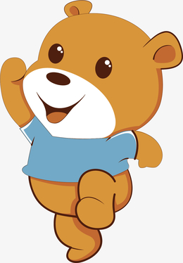 卡通可爱小动物装饰动物头像熊免抠素材免费下载_觅元素51yuansu.com