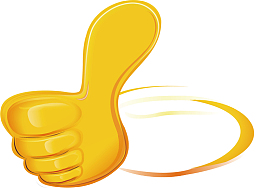 矢量图水彩创意大拇指