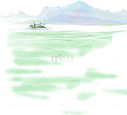 春意盎然美丽山水画