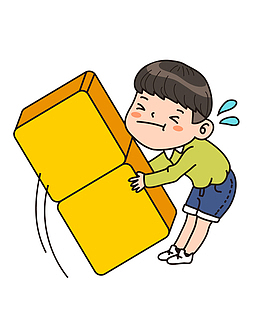 东西的农民工免费png免费png搬运箱子的可爱女孩免费png免费png卡通