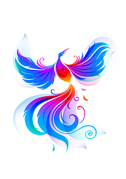 手绘吉祥鸟图标免抠下载