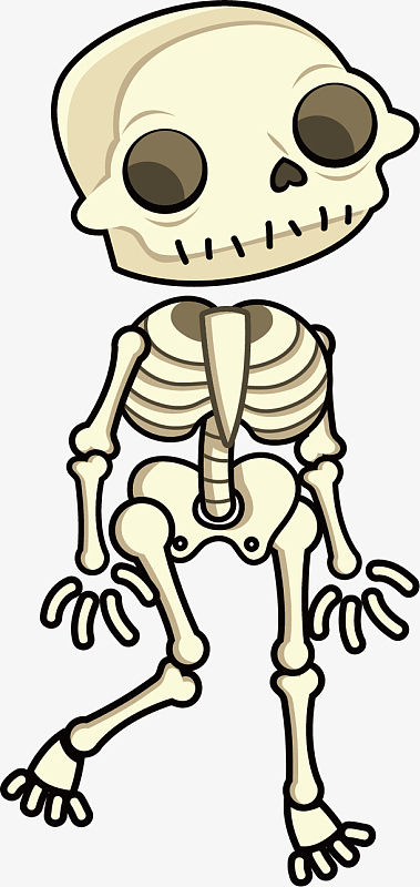 矢量图走路的骷髅人aipng传说之下sanspsdpng潮流骷髅骨头epspng卡通