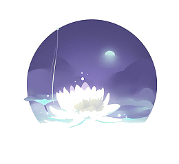 蓝色鲜花