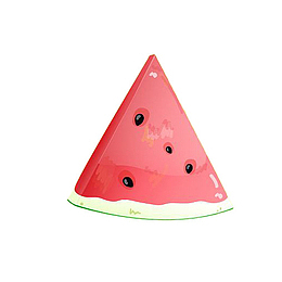 水彩一片西瓜