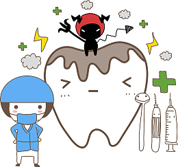 可爱的牙齿