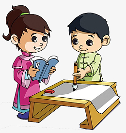 古代学堂读书书童素材免费下载_觅元素