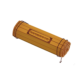 诸子百家复古竹简书籍