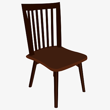 矢量家装家具靠背椅素材