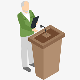 aipng毕业典礼校长致词插画pngpng卡通秃头老头教授老师pngepspng矢量