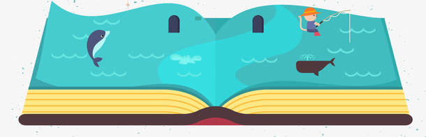 卡通手绘立体创意绘本素材免费下载_觅元素