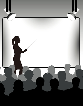 卡通授课讲课讲堂矢量图形