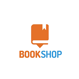 橙色书籍书店logo