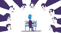 因面对多重强迫而郁闷摊手