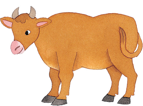 黄牛插画png大气创意创新野生动物保护宣传海报背景素材psdjpg矢量