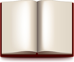 咖啡色卡通书本