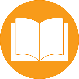 扁平书本黄色标签