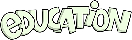 卡通教育英文艺术字