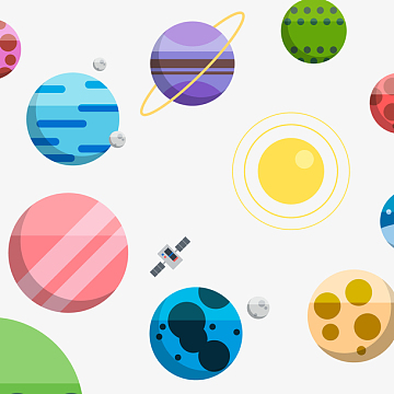 星球海报素材_星球海报图片元素-觅元素