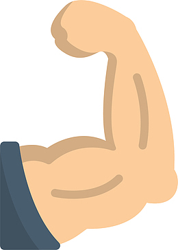 健身减肥手臂肌肉