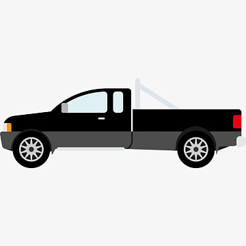 卡通皮卡车矢量图下载aipng皮卡汽车俯视视图png卡通皮卡车png下载psd