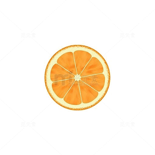 鲜橙切片