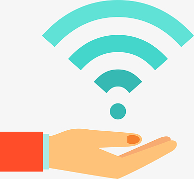 wifi网络免抠素材