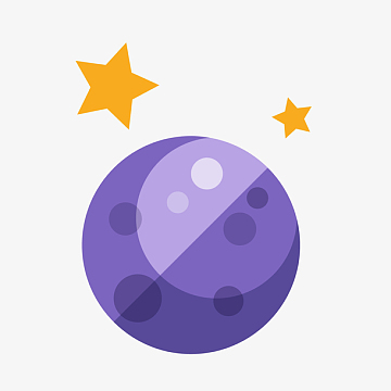 扁平化星球png下载