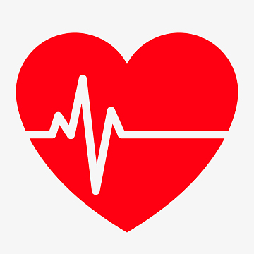 卡通可爱健康心跳检测设备图标png创意3d水晶立体折线图png智能手表