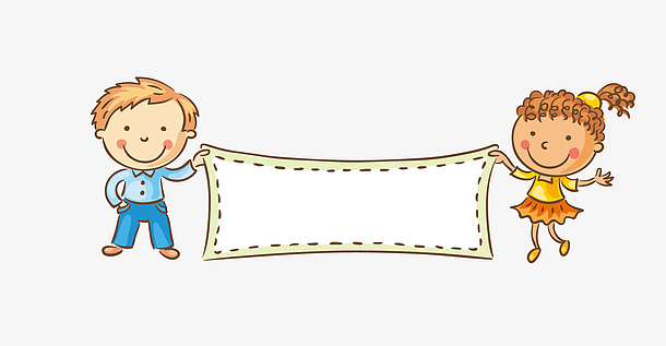 卡通通知框素材_卡通通知框图片元素-觅元素