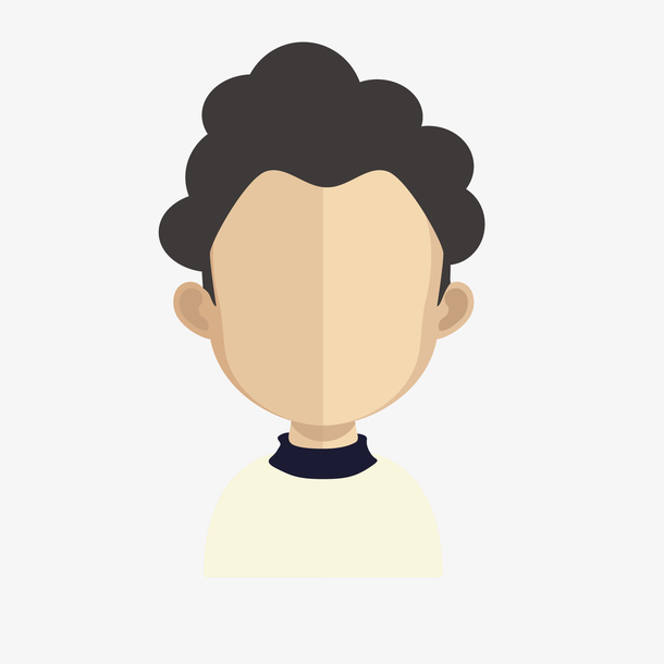 矢量卡通扁平化装饰科技人头png免抠素材免费下载_觅元素51yuansu.com