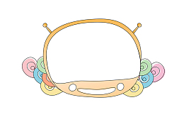 橙色杂志装饰png