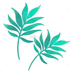 扁平化小树叶