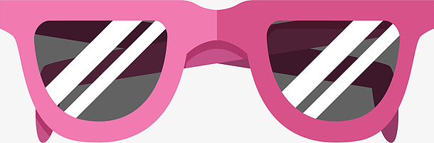 时尚女性墨镜免抠素材