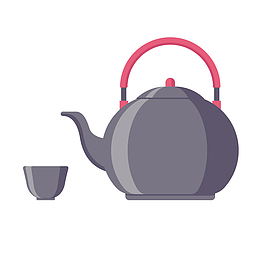 灰色茶壶