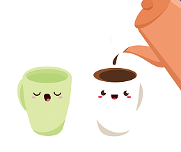 矢量倒茶