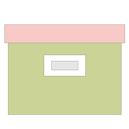 手绘卡通整理箱png