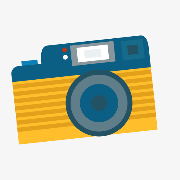 卡通手绘照相机设计素材免费下载_觅元素