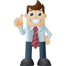 可爱卡通招聘元素