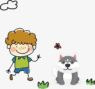 人和动物手拉手