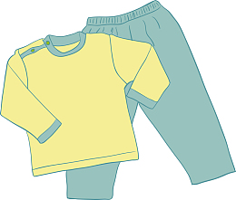 衣服线条图扁平衣服