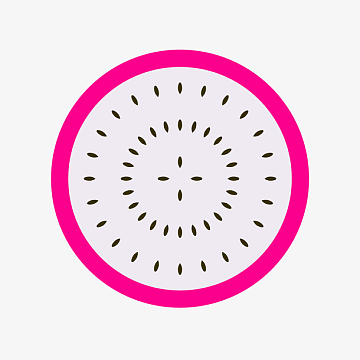 扁平化火龙果矢量图下载(1804x1804)aipng日历签到图标ui设计(2214x21